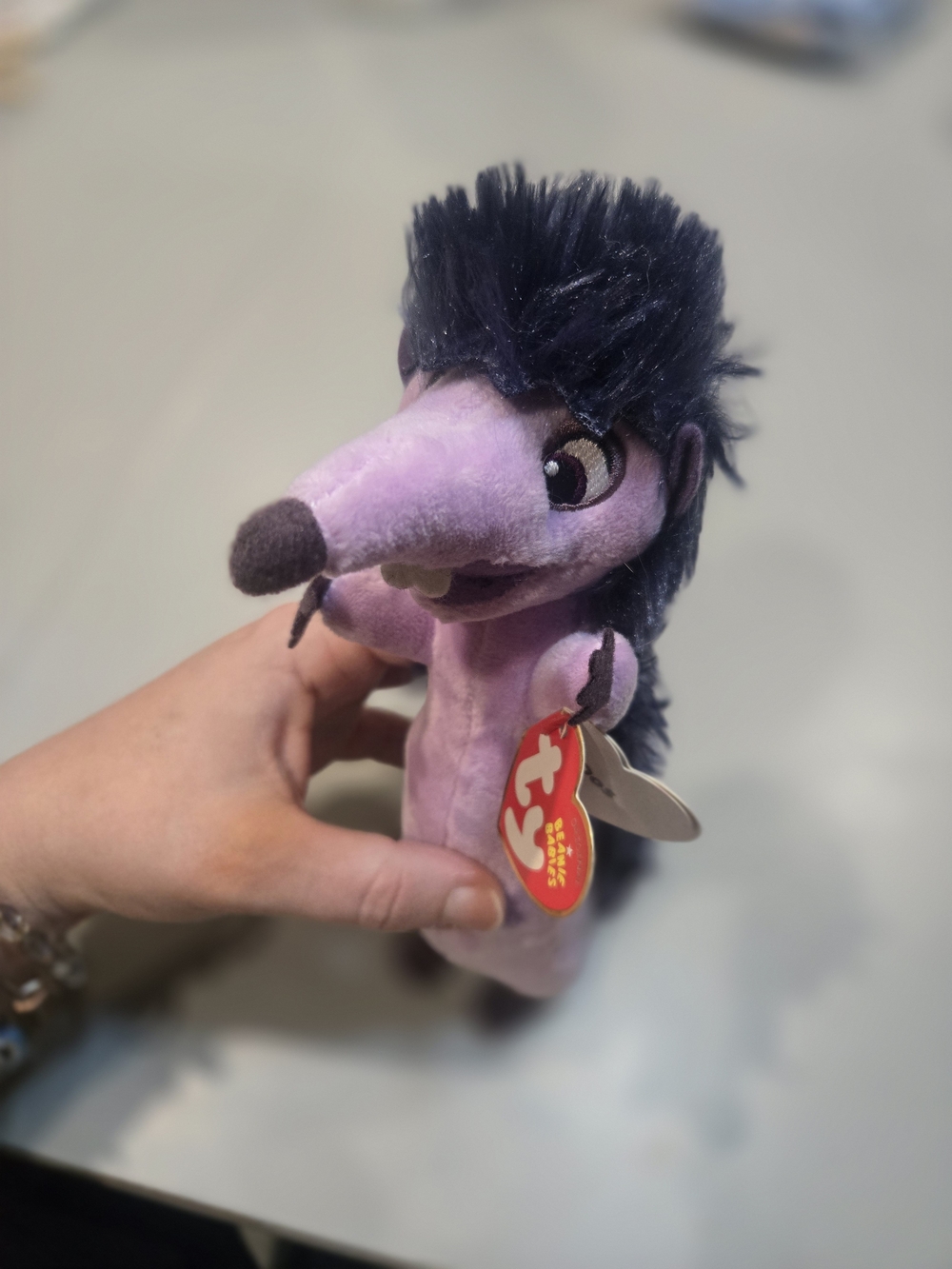 TY Beanie Baby "Dos" Hedgehog from Ferdinand, Collectable Plush Toy